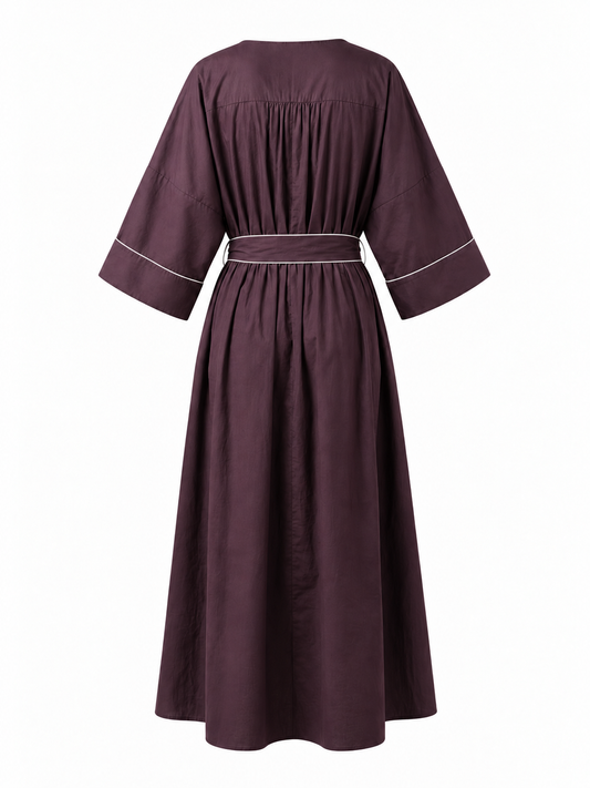 Souvenir Cotton Belted Dress S37M1493