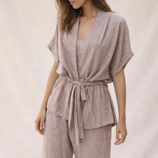Kimono Gilet & Pants Set 40413