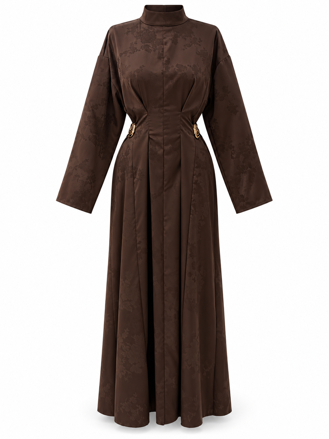 Belted Long Dress 26469