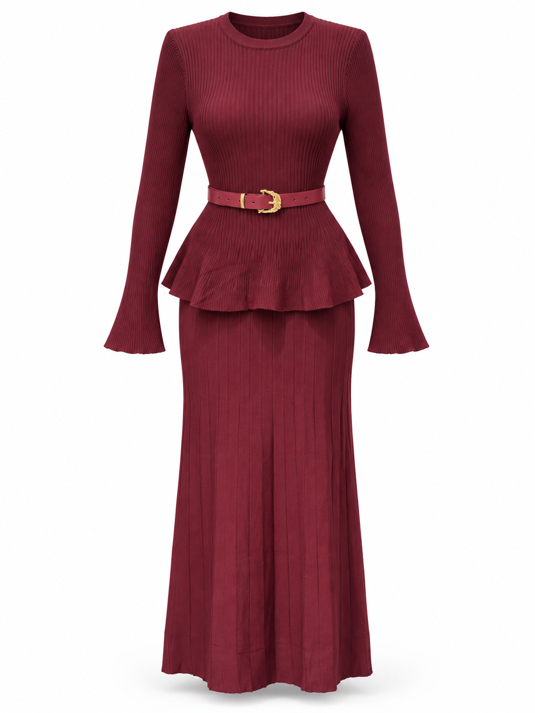 Wool Skirt Set 06202