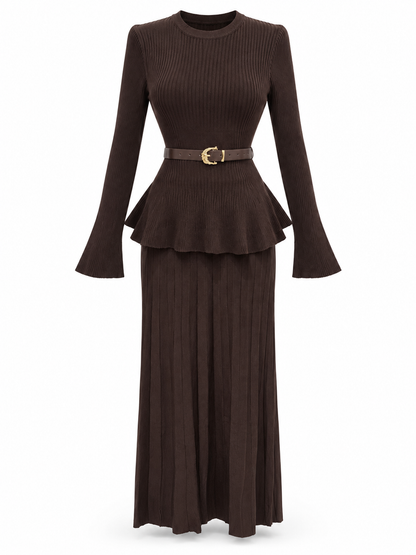 Wool Skirt Set 06202