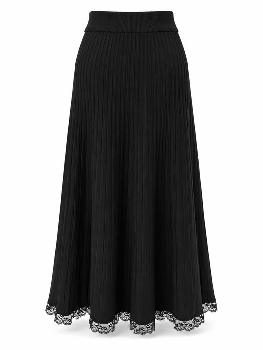 Wool Lace Skirt S3073