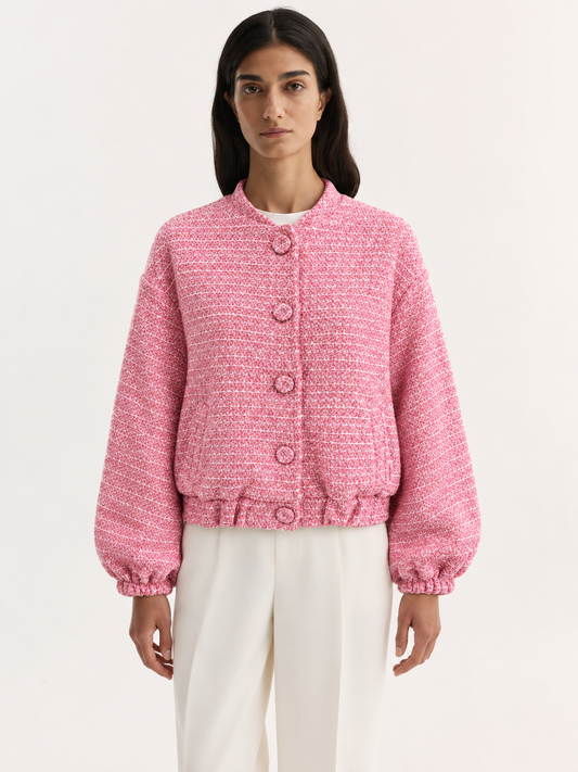 Tweed jacket 68824, wholesale women's jackets Lebanon