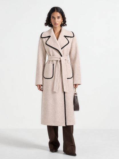 Italian long coat 3141, wholesale women's coats Lebanon