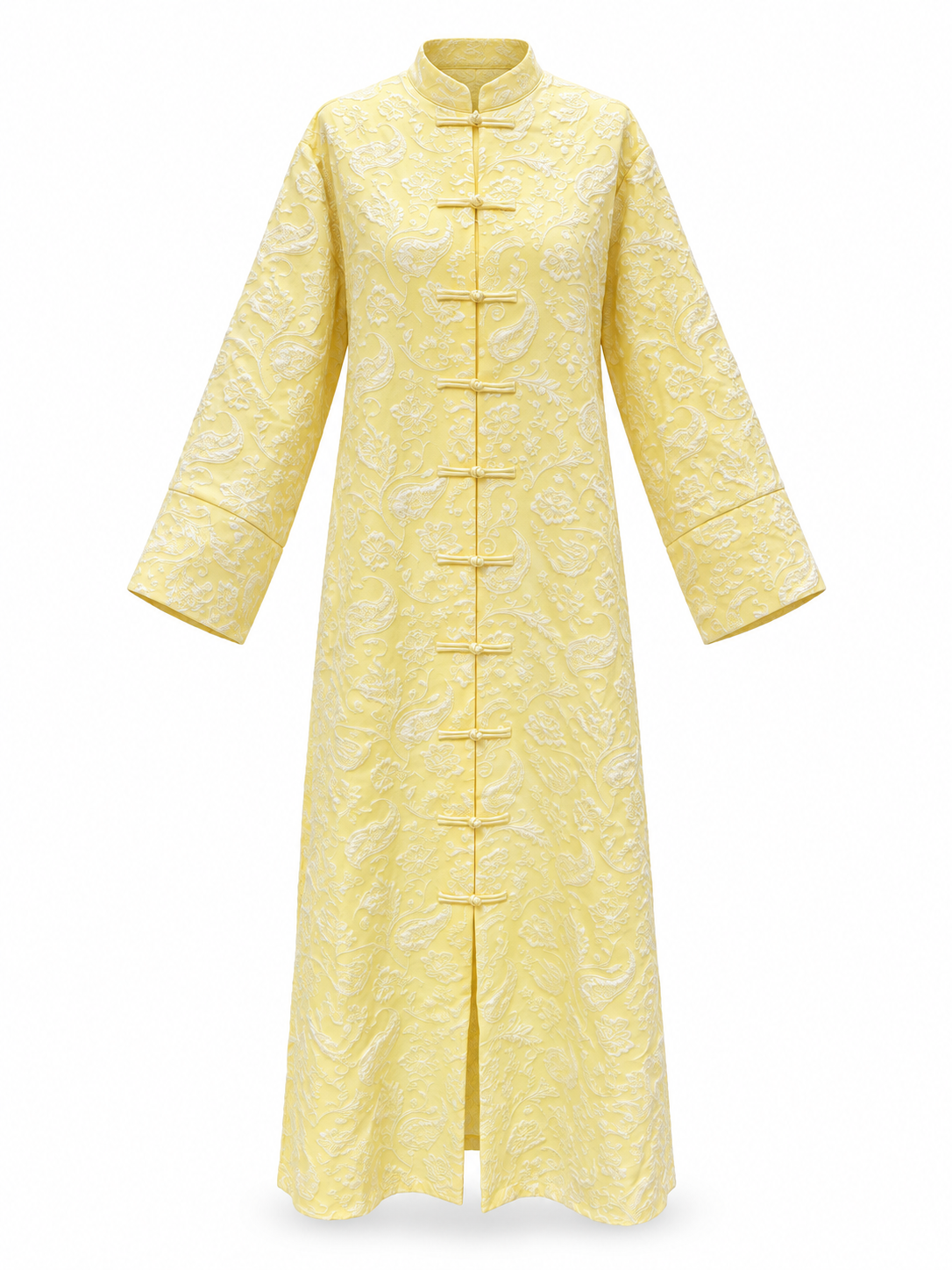 Mandarin Collar Long Dress M8357