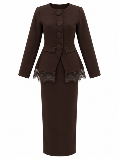 Wool Skirt Set J9133