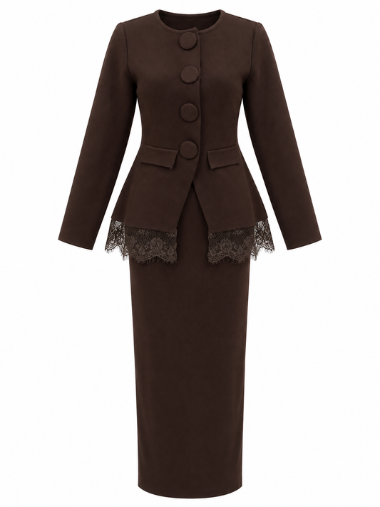 Wool Skirt Set J9133