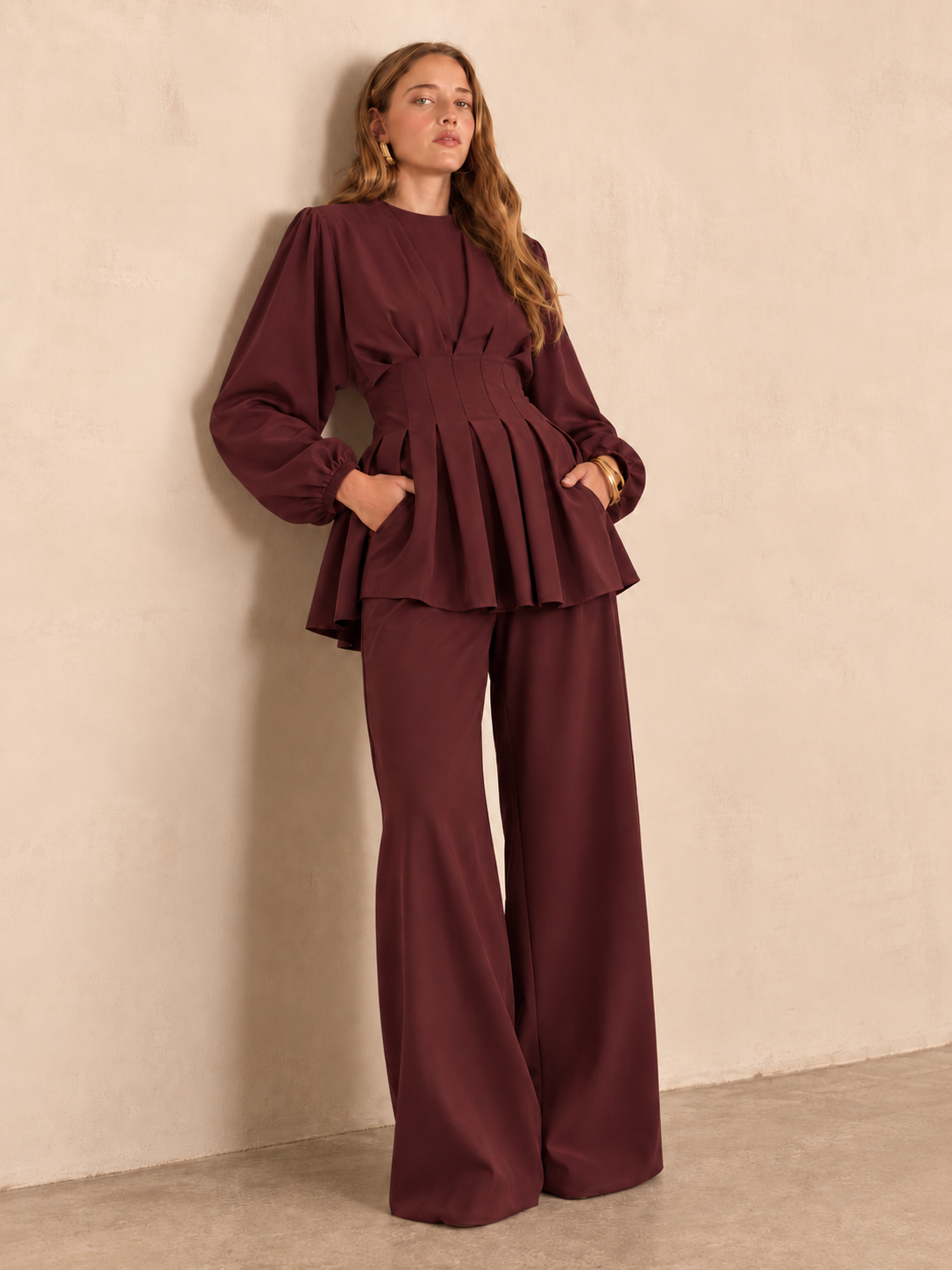 Corset top and pants set 7027, wholesale women's sets Lebanon - view 1