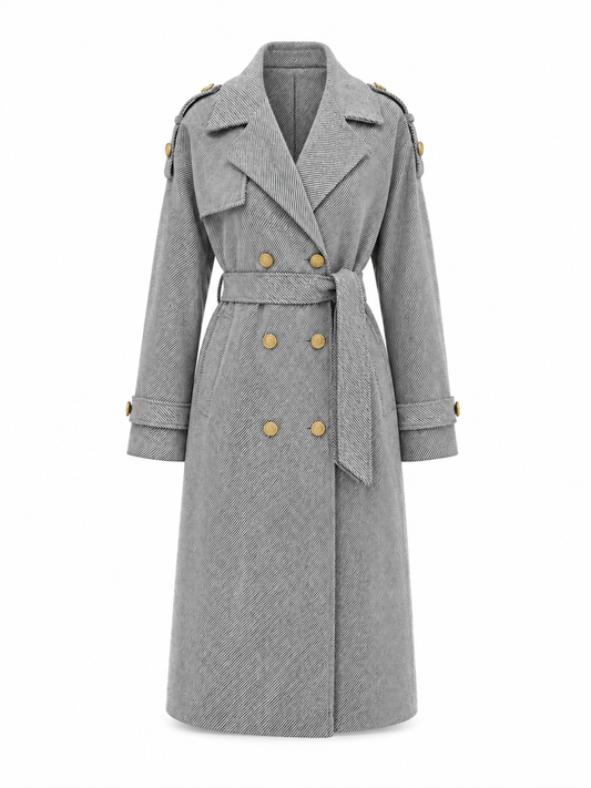 Belted Trench Coat 12275, wholesale women's coats Lebanon