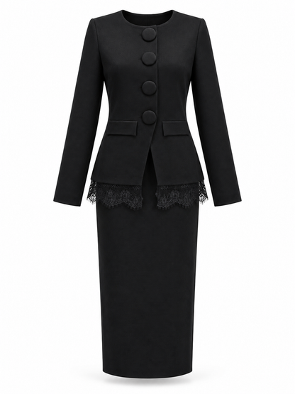 Wool Skirt Set J9133
