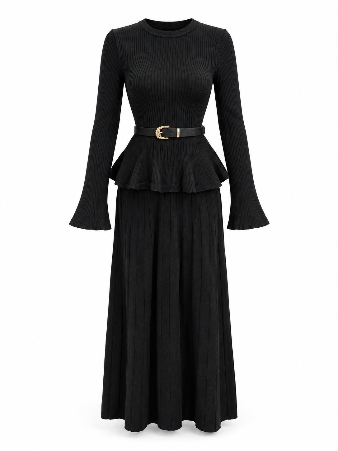 Wool Skirt Set 06202