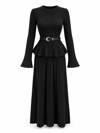 Wool Skirt Set 06202