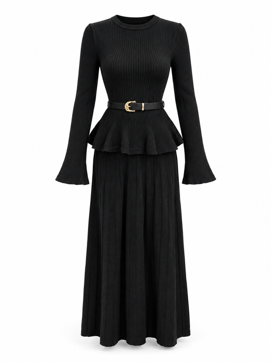 Wool Skirt Set 06202