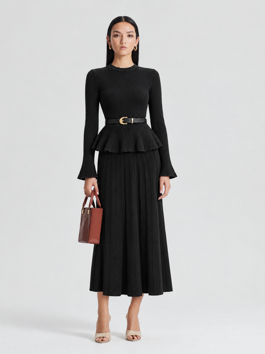 Wool Skirt Set 06202, wholesale women's clothing Lebanon