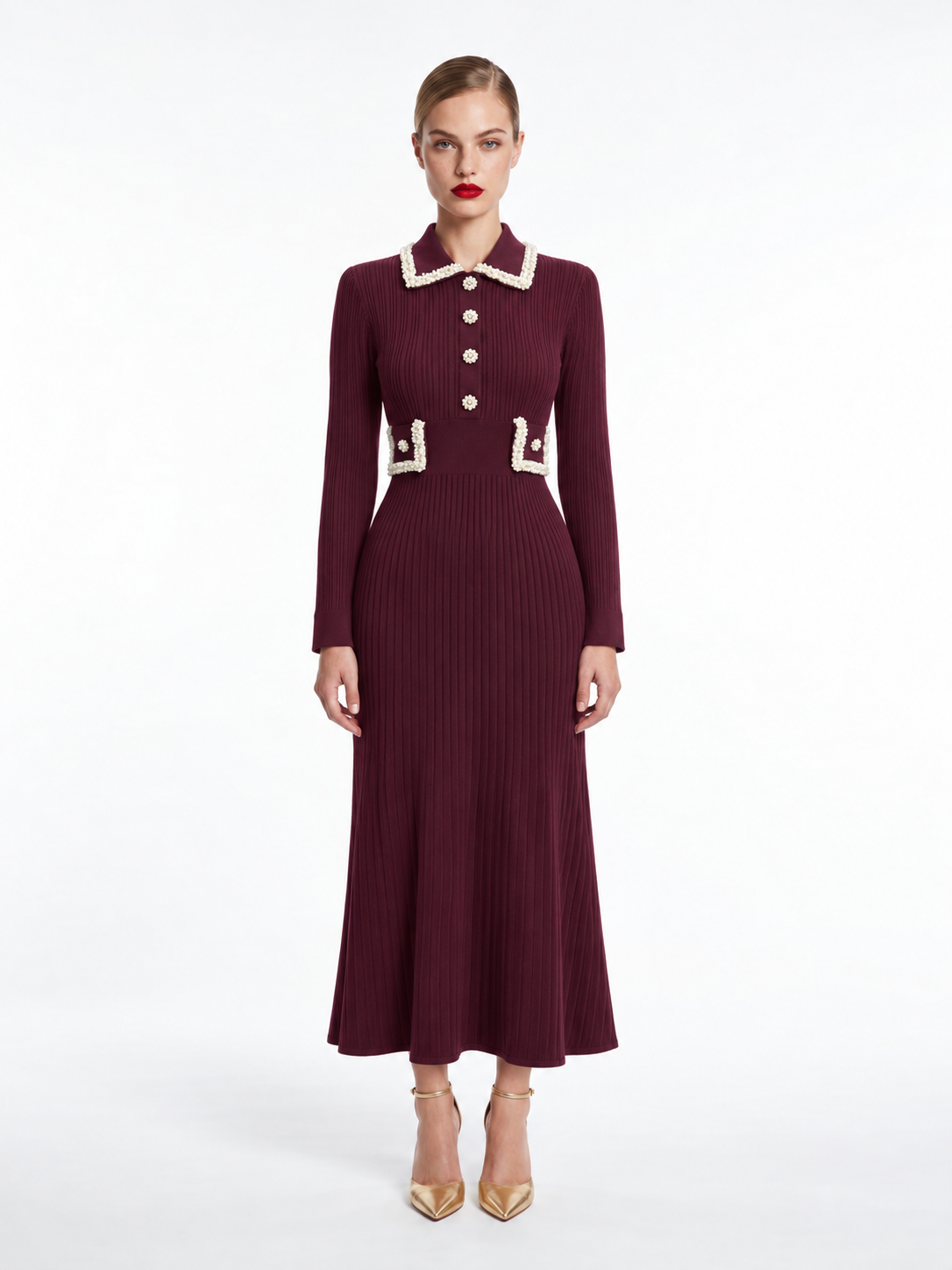 Wool Dress 2537, wholesale women's clothing Lebanon