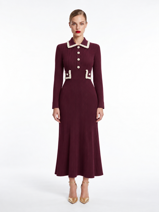 Wool Dress 2537, wholesale women's clothing Lebanon