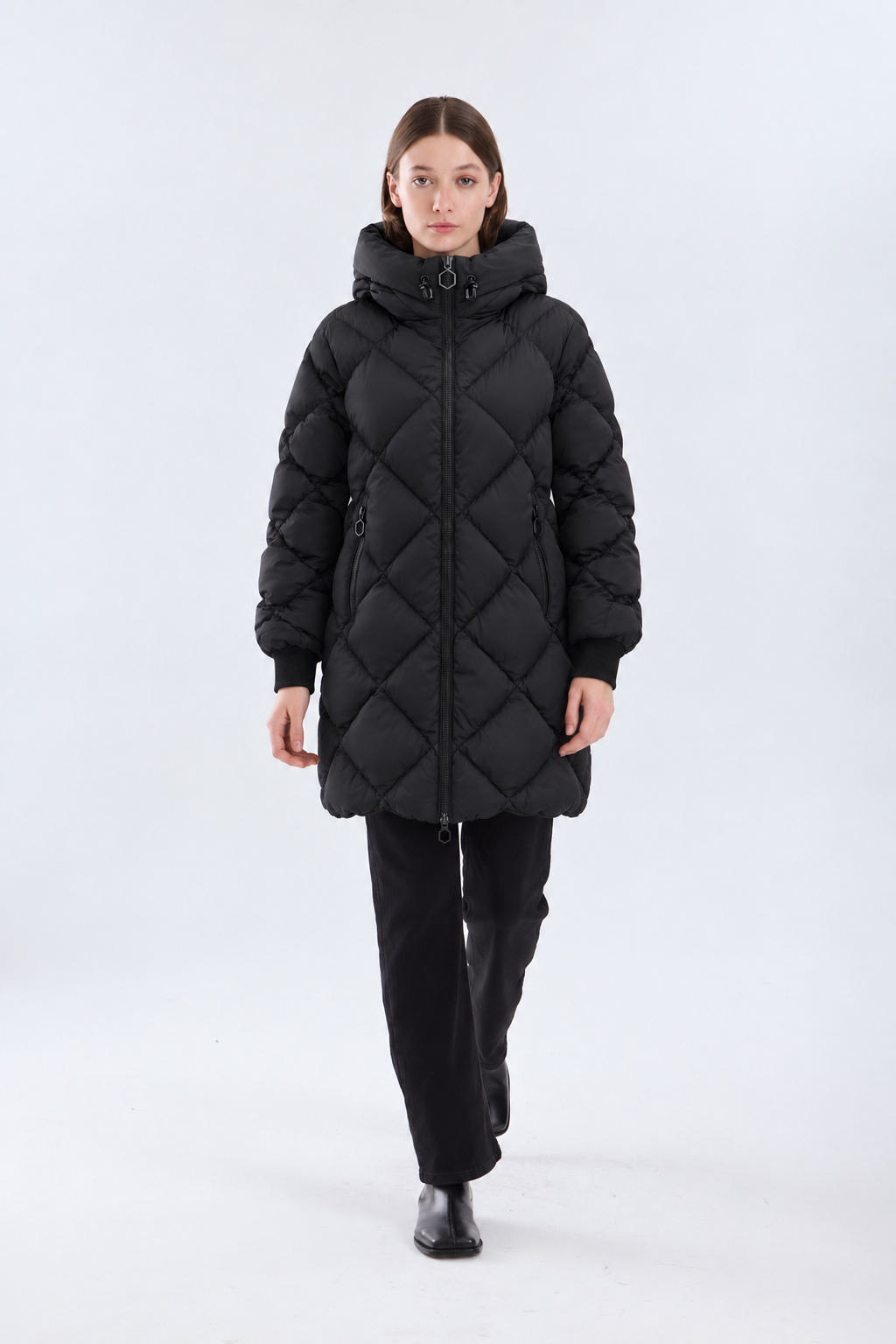 Long puffer jacket