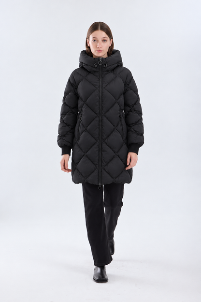 Long puffer jacket