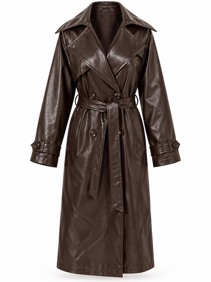 Leather Trench Coat