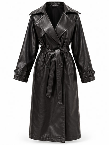 Leather Trench Coat