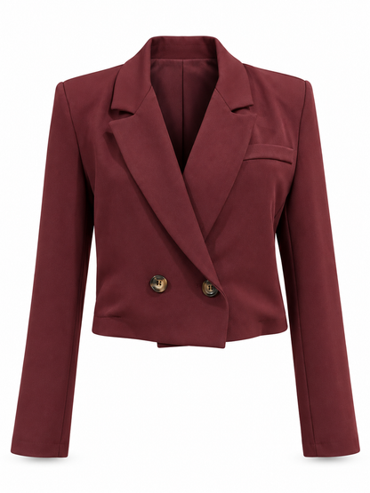 Crop blazer