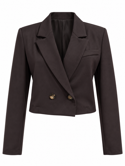 Crop blazer