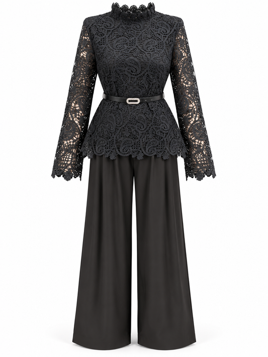 Lace Pants Set 7578
