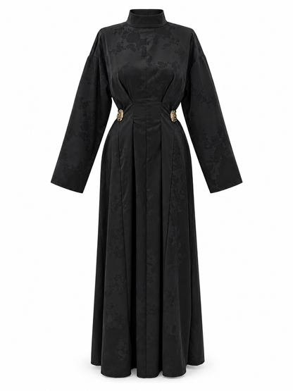 Belted Long Dress 26469
