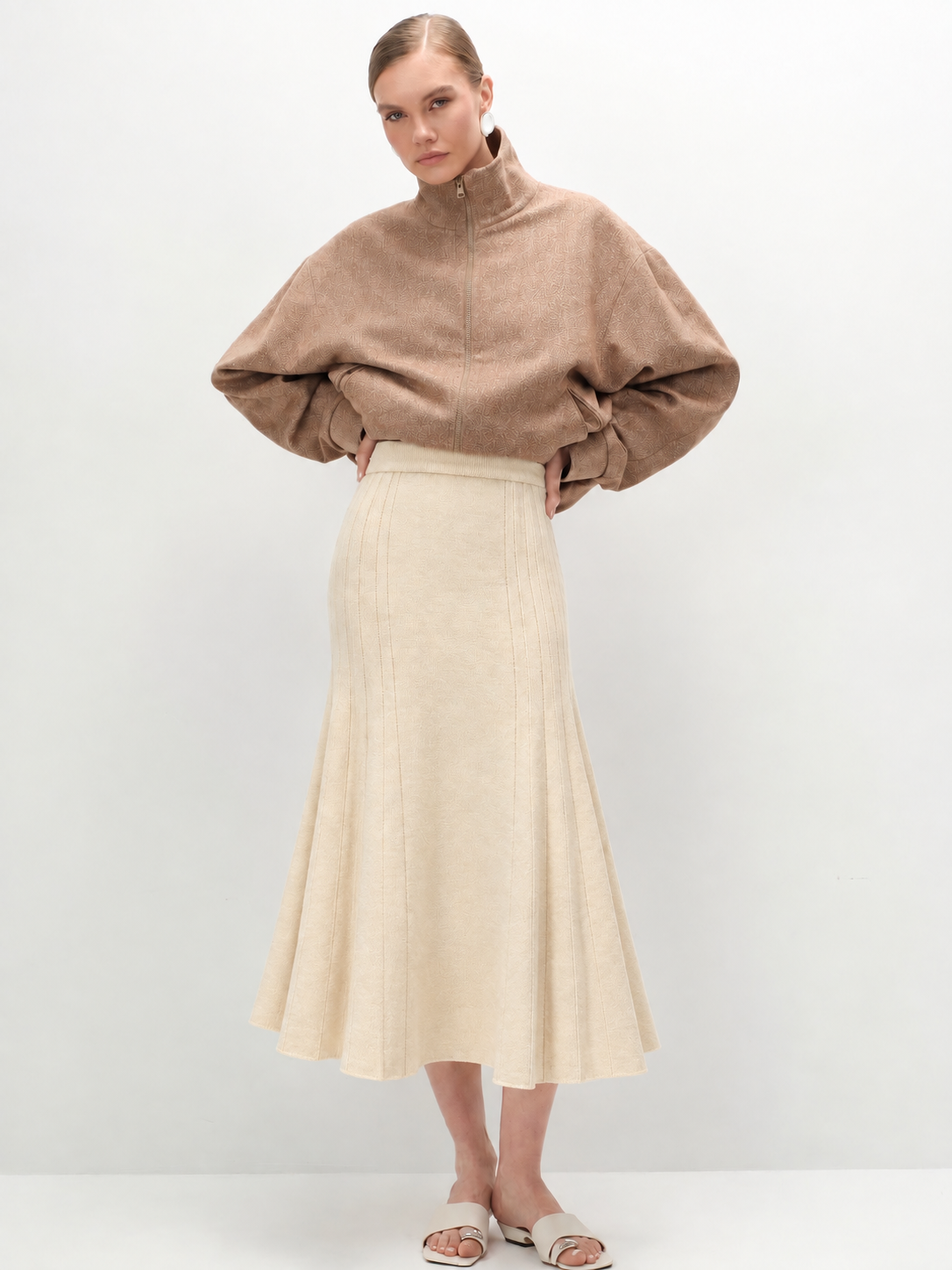 Wool Skirt S3075t, wholesale women's clothing Lebanon