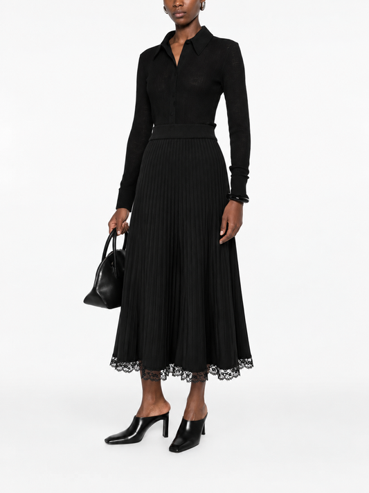Wool Lace Skirt S3073, wholesale women's clothing Lebanon