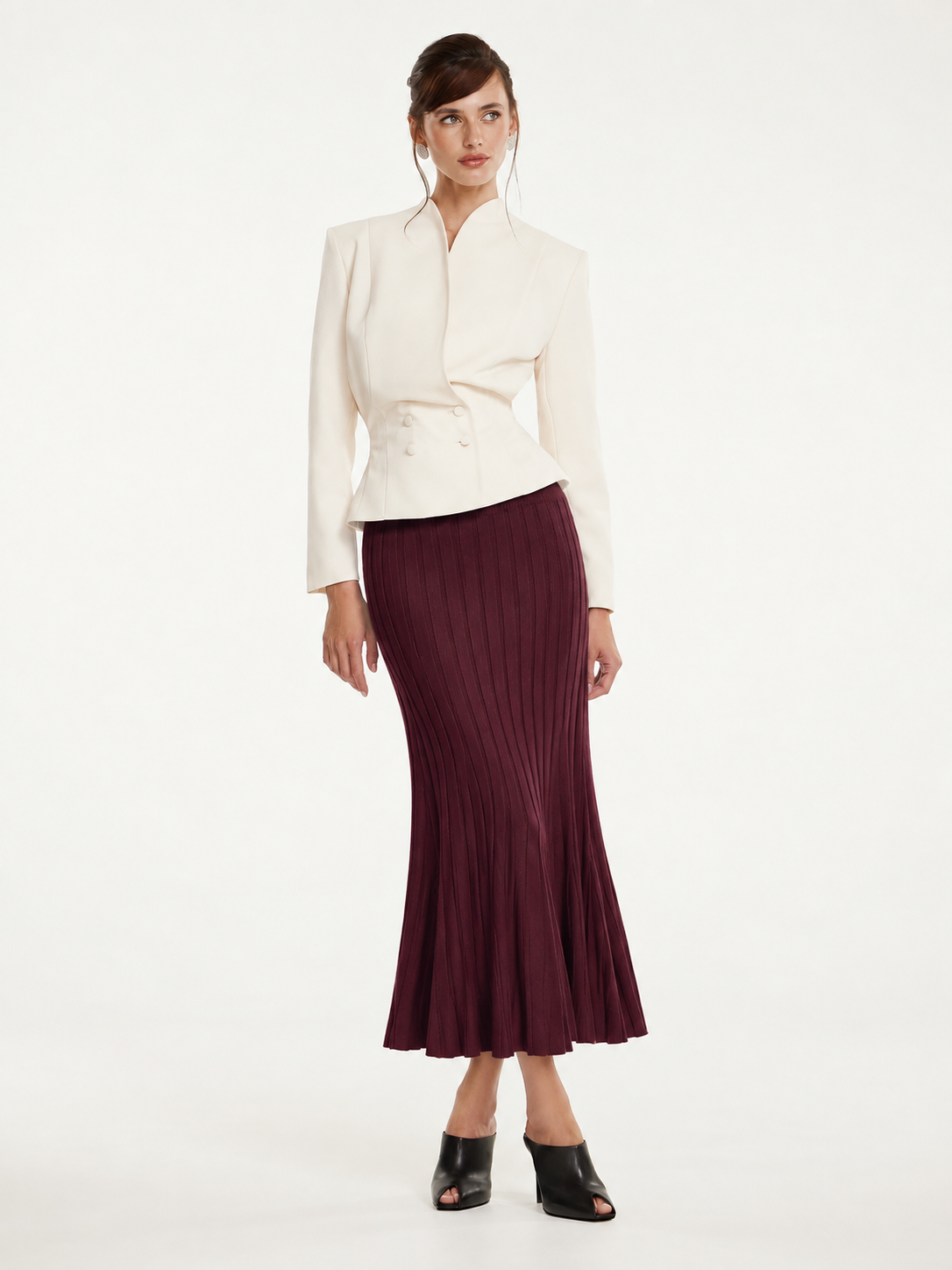 Wool Skirt 1035, wholesale women's clothing Lebanon