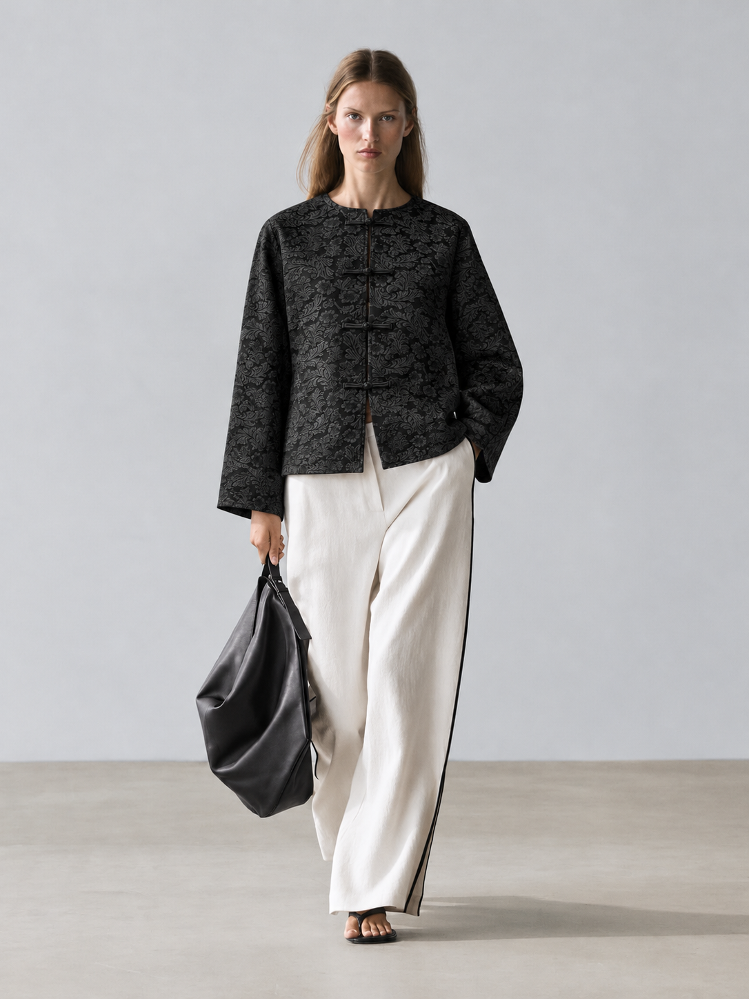 Mandarin Collar Jacket M8464, wholesale women's clothing Lebanon
