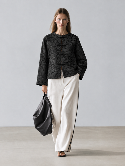 Mandarin Collar Jacket M8464, wholesale women's clothing Lebanon