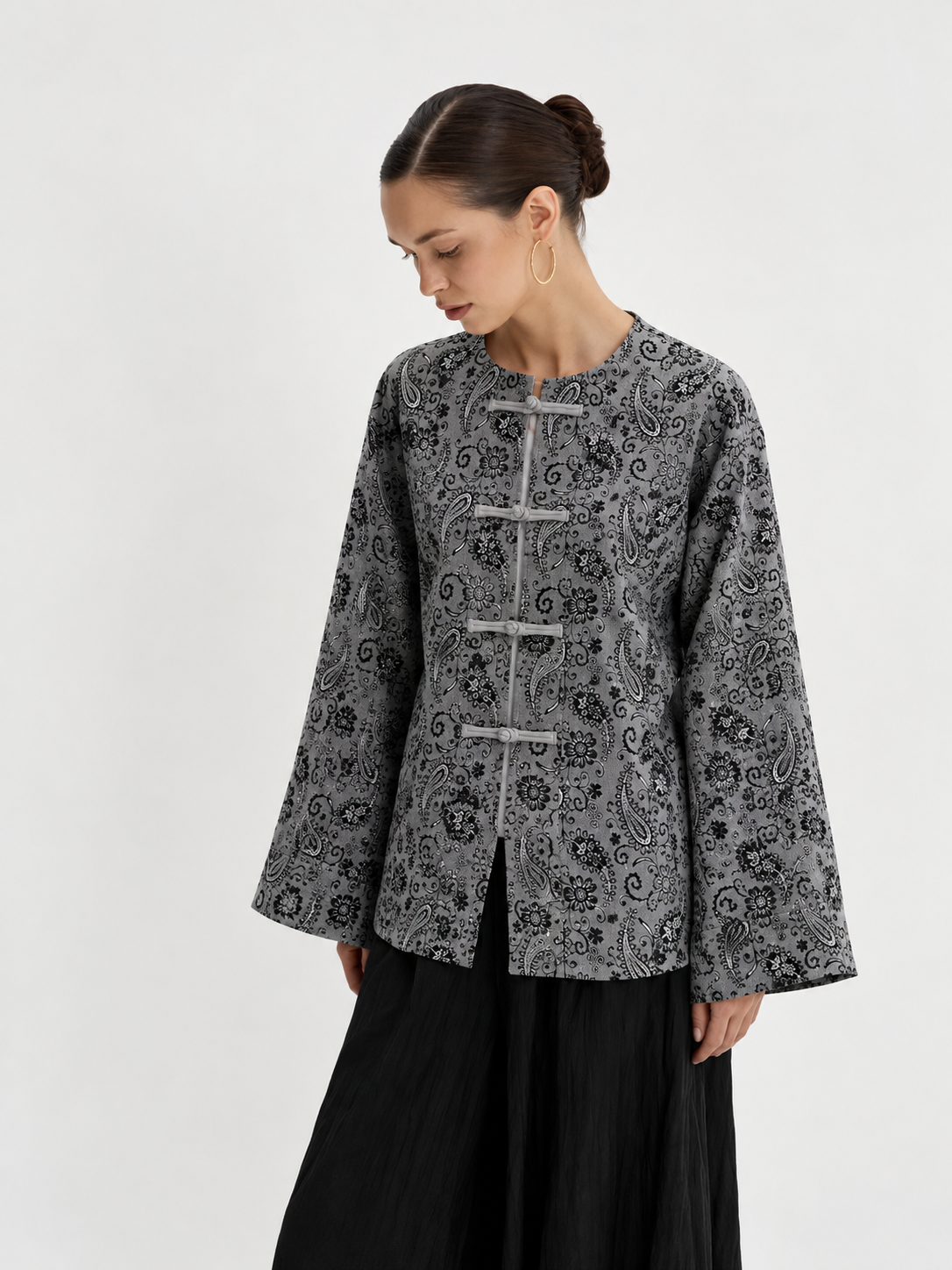 Mandarin Collar Jacket M8190, wholesale women's clothing Lebanon