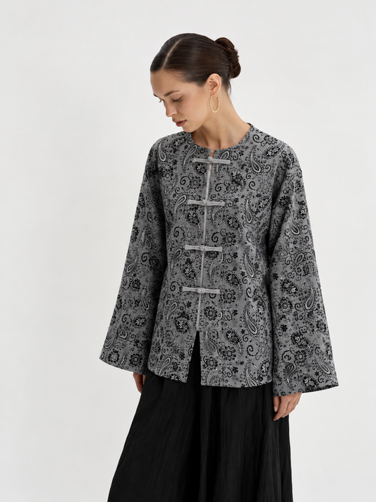 Mandarin Collar Jacket M8190, wholesale women's clothing Lebanon